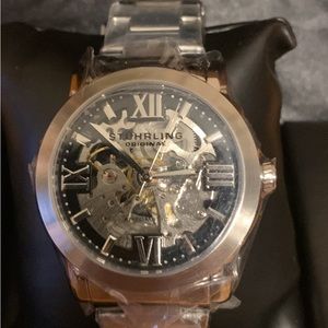 Stührling Skeleton Automatic Watch